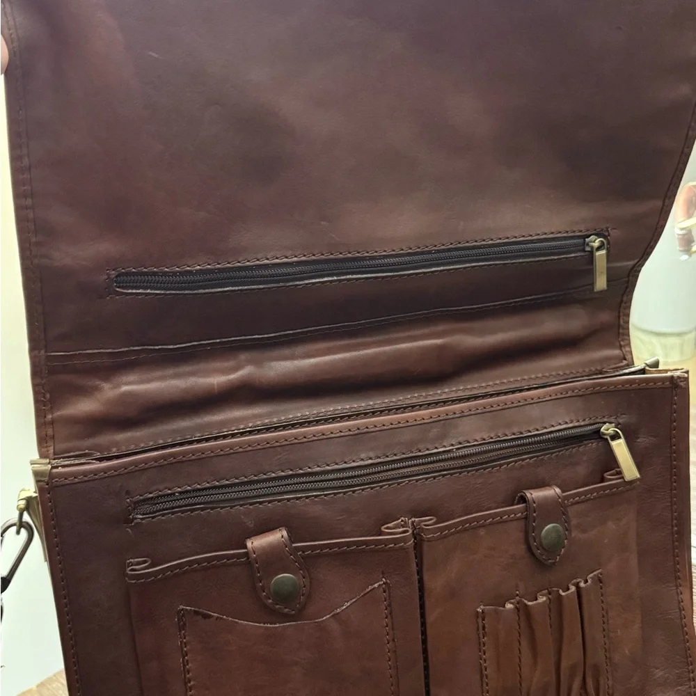 Italian Leather Briefcase – AD Firenze – Florence, Italy (2010)